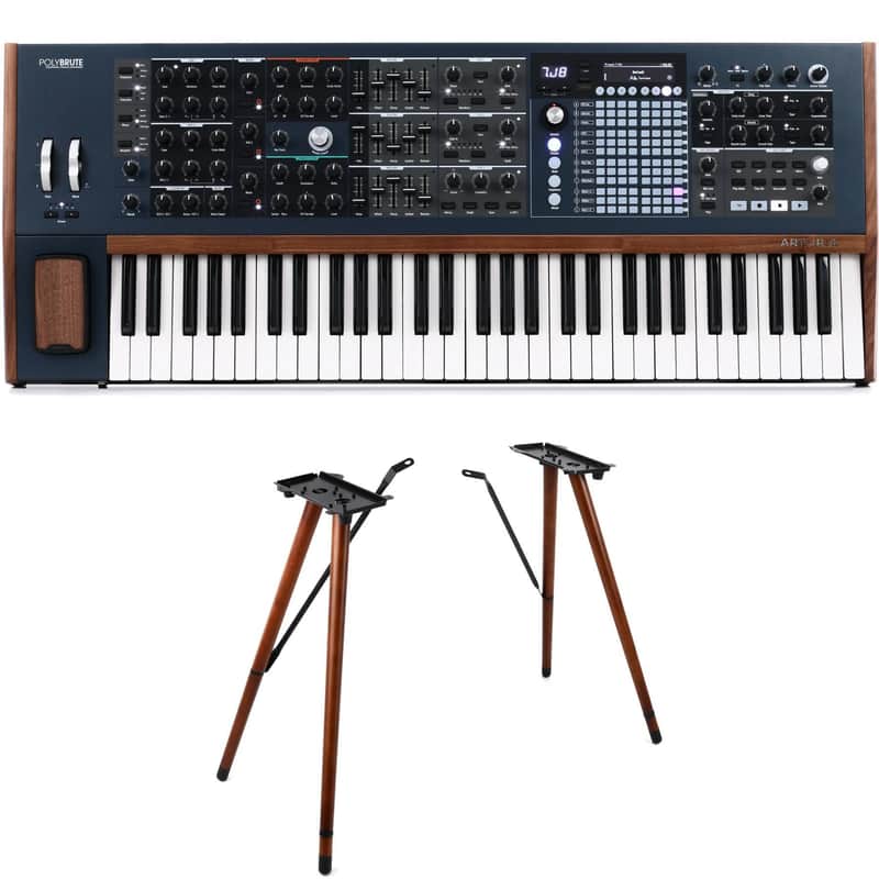 Arturia PolyBrute 6-Voice Polyphonic Morphing Analog Synthesizer with Wooden Legs image 1