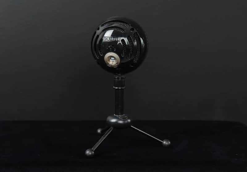 Blue Snowball Multi-Pattern USB Condenser Mic 2010s - Gloss Black image 1