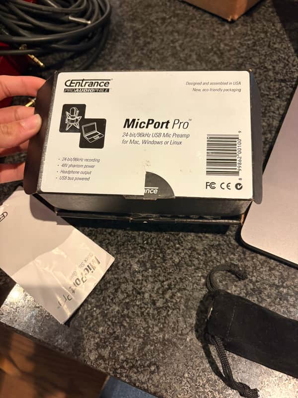 Centrance MicPort Pro USB Audio Interface 2000s - black image 1