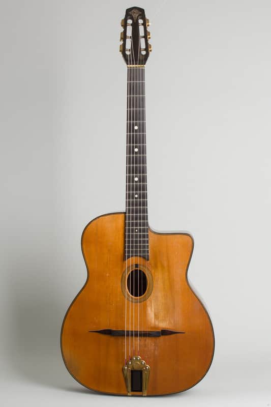 Selmer  Modele Jazz Acoustic Guitar (1942), ser. #559, original black hard shell case. image 1