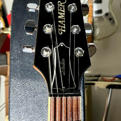 2001 USA Made Hamer Guitar Archtop Studio Custom 59 Flame Maple W/OHSC image 11