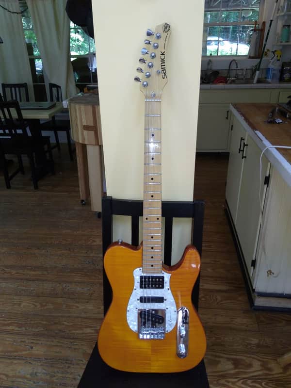 Rare 1995 Samick Valley Arts Ray Benson Signature STR 100 Flame