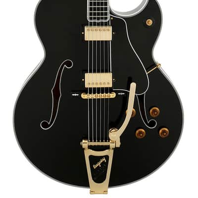 Gibson Custom Shop Super 400 Lamp Black Florentine with Bigsby image 2