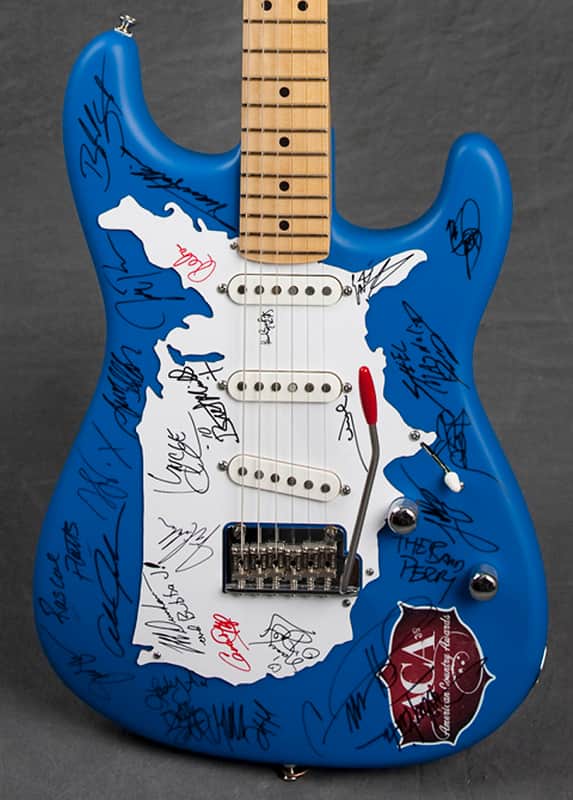 Fender Stratocaster - Signed by Toby Keith, Carrie Underwood, Blake Shelton & 20+ More Country Music Stars image 1