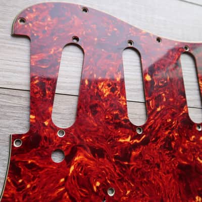 Fender Stratocaster Strat '59 - '62 Tortoise Celluloid   Tortoise RI 60 61 image 6