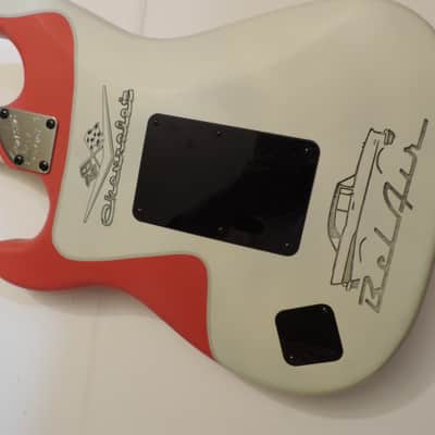 DDCC USA CUSTOMS STRATOCASTER 57 CHEVY BEL AIR CUSTOM HH FLOYD ROSE STRAT GUITAR image 7