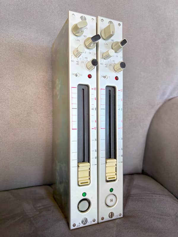 Vintage broadcast preamps Kajaani Audio made in Finland 10EA-71 1970's 1980's image 1