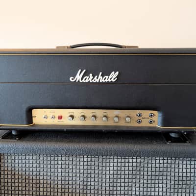 'REDUCED' 1974 Marshall JMP 50 Valve / Tube Guitar Amplifier + 4x12 Speaker Cab Celestions image 2