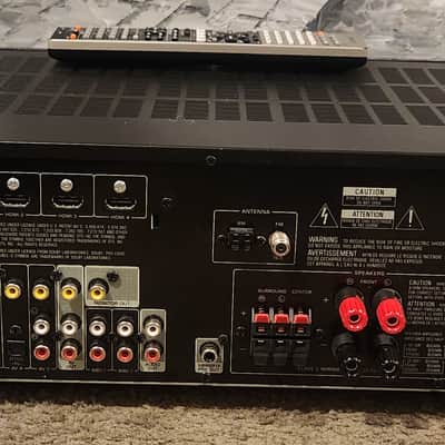 Yamaha Yamaha RX V375 AV Receiver Black 90s - Black metal case image 7