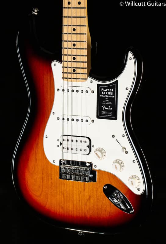 Fender Player Stratocaster HSS Maple Fingerboard 3-Color Sunburst (720) image 1