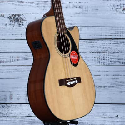 Fender CB-60SCE Acoustic-Electric Bass | Natural image 4