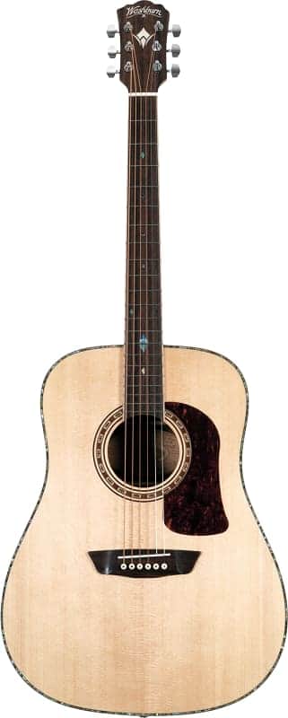 Washburn HD80S-L Heritage Elite HD80 Dreadnought Acoustic Guitar image 1