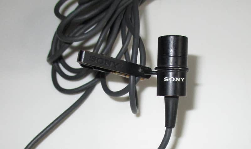 Sony ECM-50 PBW Pro Electret Condenser Lavaliere Microphone - Free Shipping image 1