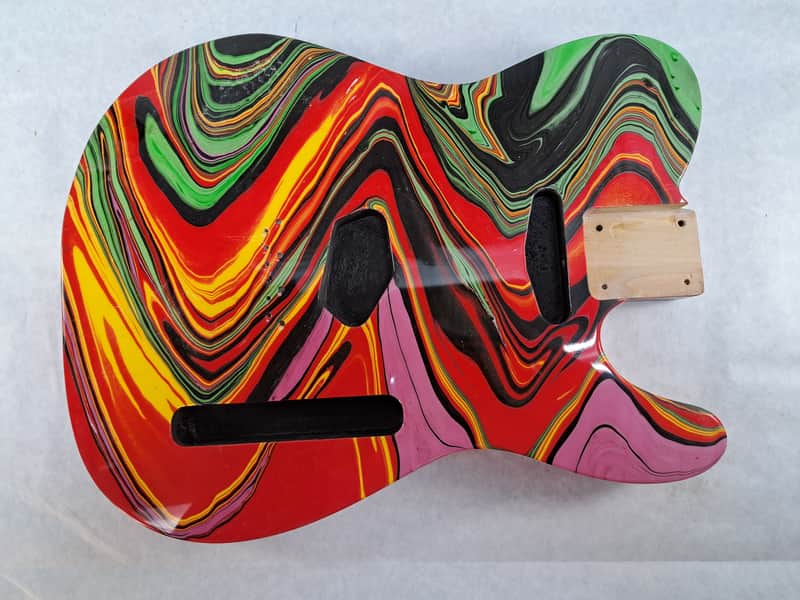 Player grade Finished Multicolor Alder SxS body - Tele -for Fender Telecaster neck - Hardtail J2294 image 1