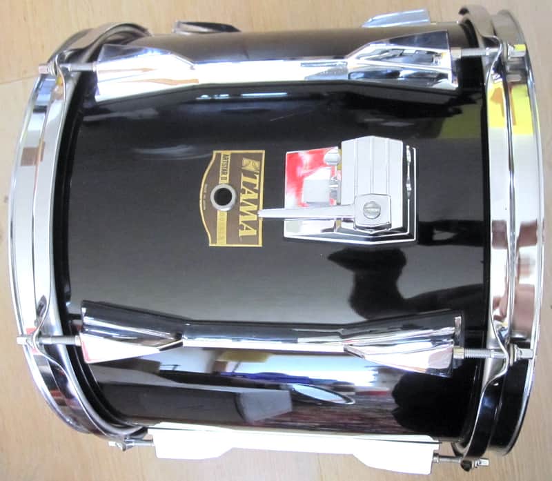 12" x 11" Tama Artstar II Tom Drum, Piano Black Lacquer - Vintage image 1