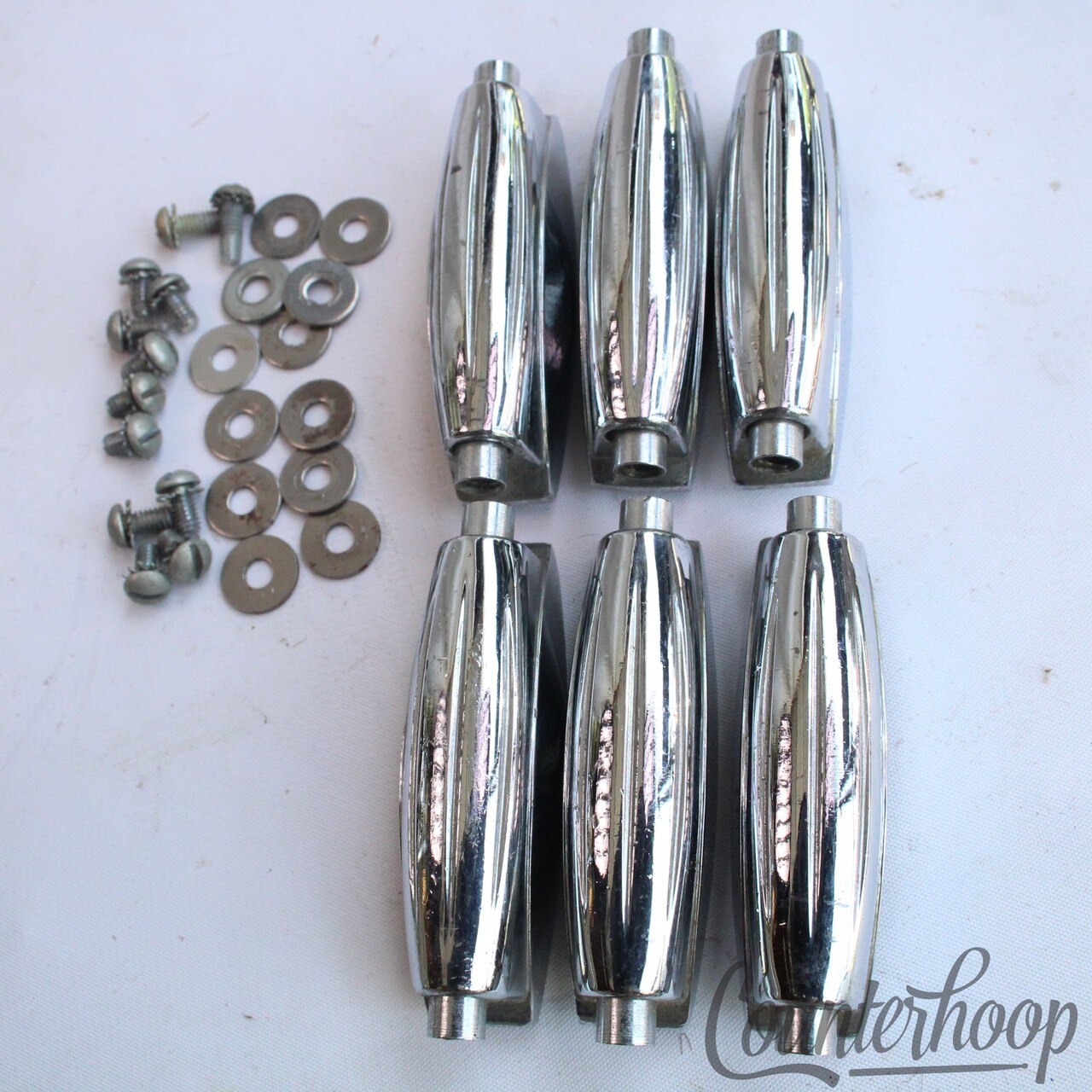Gretsch 6x Snare Drum Lugs Round Badge RB Streamline Renown Dixieland Vintage60s — main photograph