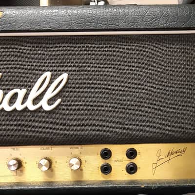 Marshall JCM 800 Lead Series Model 1959 100-Watt Head 1983 UK EL34 240 volt image 5