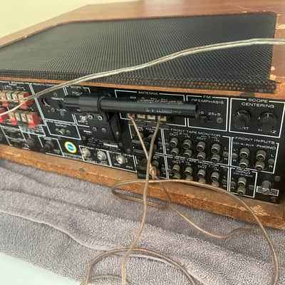 Marantz Model 4400 50-Watt Quadraphonic Solid-State Receiver 1974 - 1978 - Silver with Wood Case image 4