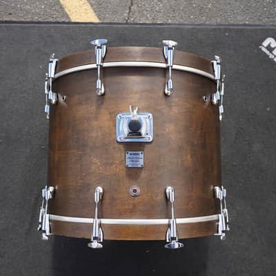 Yamaha/Japan Maple Custom Absolute Series ABD1524T 18x24" Maple Bass Drum - Vintage Black Oil Finish image 2