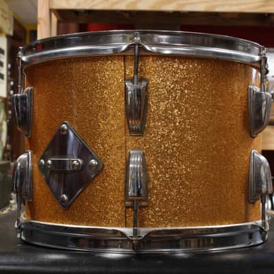 1961 Ludwig 9x13 Tom in Gold Sparkle image 2