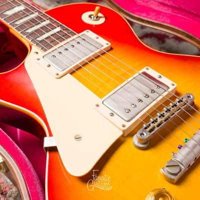 Gibson Les Paul Standard 58' Reissue Left-Handed - Washed Cherry Sunburst VOS #871490 Second Hand image 7