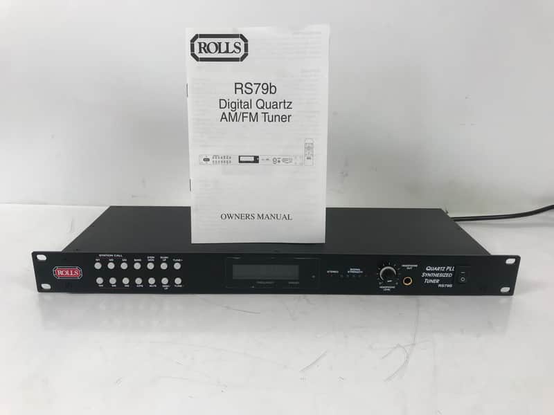 Rolls RS79B Digital Quartz AM/FM Tuner image 1