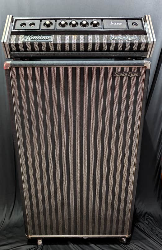 Kasino by Kustom Snake Eyes 2x15 Bass Rig 1970s image 1