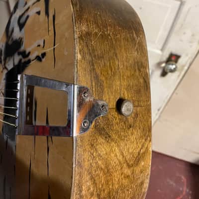 R.S. Williams built RARE "Wandering Cowboy" 1950s stencil guitar Hensel made in Canada image 20