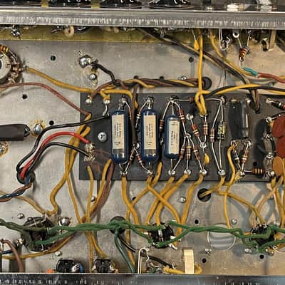 Fender Blackface Bandmaster Piggyback (1966) image 10