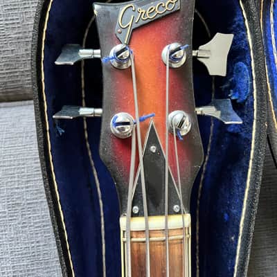 Greco Violin Bass Sunburst 1960s image 3