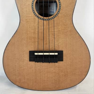 Kala KA-12-SCMH-C All Solid Cedar / Mahogany 12th Fret Concert Ukulele W/Bag image 2
