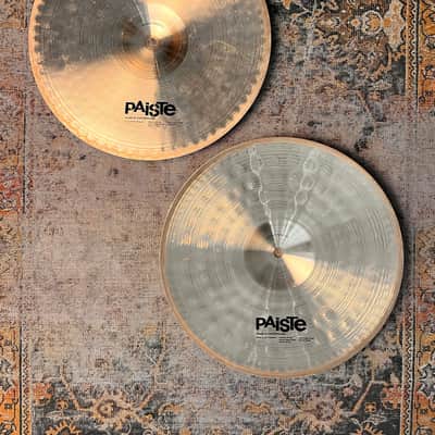 1st YEAR PAISTE SIGNATURE 14” Power Hihats 1152 1386 g THE ORIGINALS! Ultra Crisp! WHY Pay $720? image 2