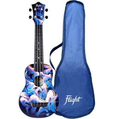 Flight TUS40 Graffiti Travel Soprano Ukulele New - Graffiti image 14