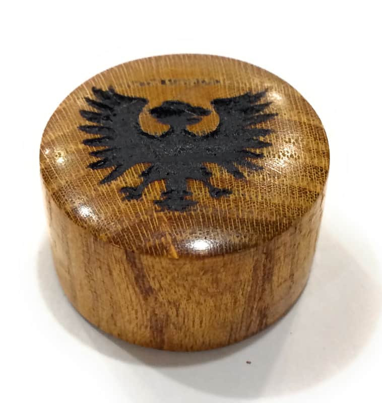 Custom Wooden Footswitch Topper for Guitar Pedals-Custom Logo Setup image 1