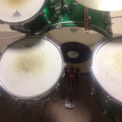 Ludwig Green Sparkle Bonham 70's Green Sparkle image 4