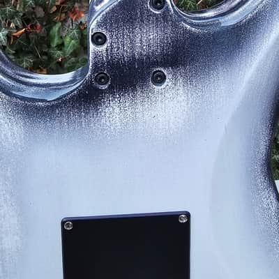 Wilhelm Guitars Custom Handmade HH Super Strat Solid Body Electric Guitar "Black Frost" image 9