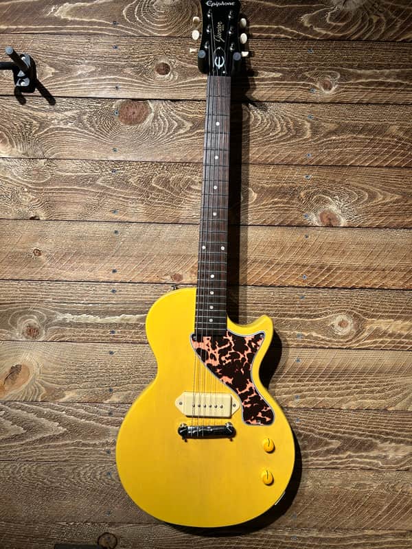 Epiphone Les Paul JR Custom Shop 2011 - TV Yellow, Upgraded w/Hard Shell Tweed Case image 1