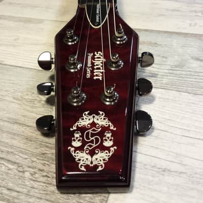 Schecter Hellraiser Casket Electric Guitar EMG Pickups Locking Tuners image 11