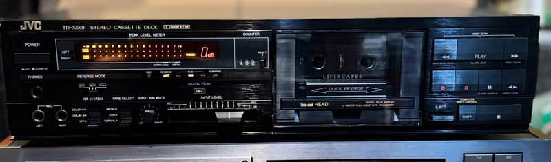 JVC TD-X501 Stereo Cassette Deck – Tested, Serviced, Working- image 1