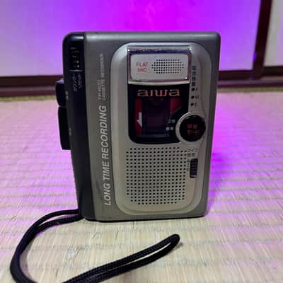 RARE] AIWA HS-PL77 Walkman Cassette Player ! Awesome Gun Black