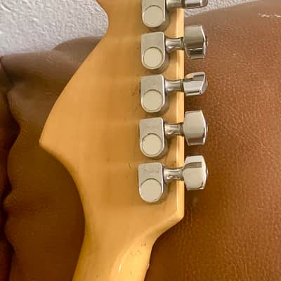 Vintage 1979 Fender 25th Anniversary Stratocaster in Original and Rare Pearl White Finish - All Original With a 4 Bolt Maple Neck and the Original Fender Embossed Logo Case image 15