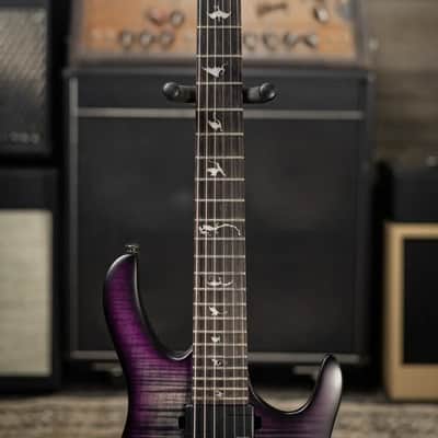 PRS SE Herman Li Signature Chleo Electric Guitar - Charcoal Purple Burst with Gig Bag image 4