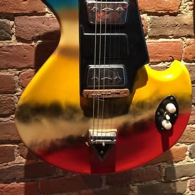 Wandre Rock Oval 1964 Smoke Finish Rare Italian Guitar image 1