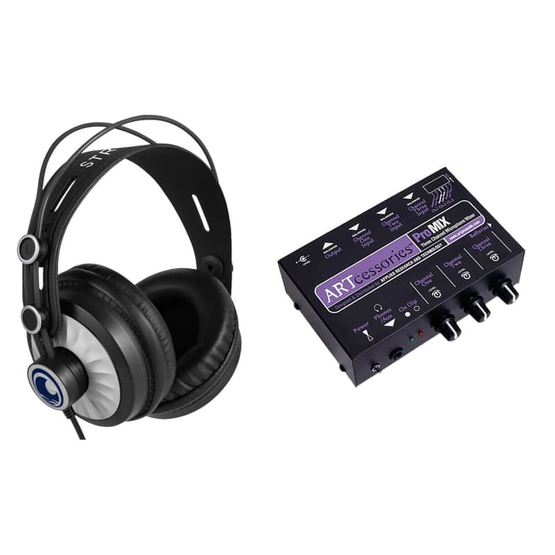 ART ProMIX 3-Channel Microphone Mixer with StreamEye Cans50 image 1