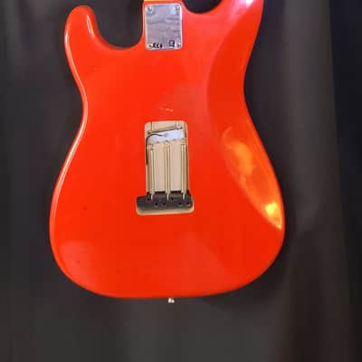 Warmoth Gary Moore inspired 61 Fiesta Red Strat Not Fender guitar 2000 Fiesta Red image 6