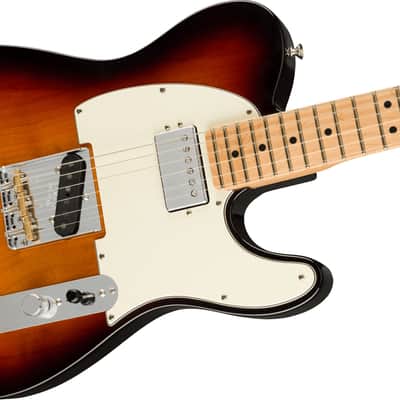 Fender American Performer Telecaster Hum with Maple Fretboard 2018 - Present - 3-Tone Sunburst image 4