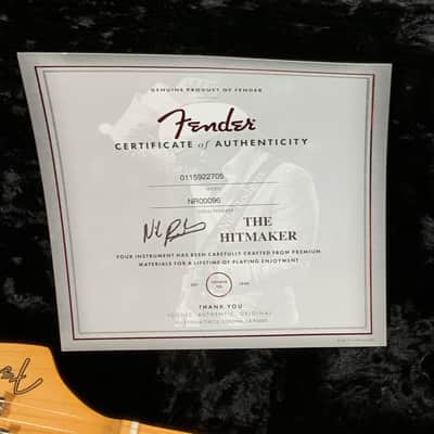 Fender Nile Rodgers Hitmaker Stratocaster Electric Guitar - Olympic White image 8