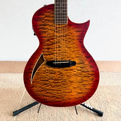 ESP LTD TL-6 with Jatoba Fretboard 2020 - Present - Tiger Eye Burst image 4