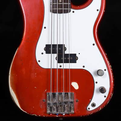 Fender Precision Bass with Rosewood Fretboard 1966 Candy Apple Red image 3