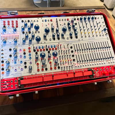 Buchla Tiptop 200t series with BPNYC ZERO Halliburton Eurorack Modular Travel Case 7U 'REDRUM" #2 image 11